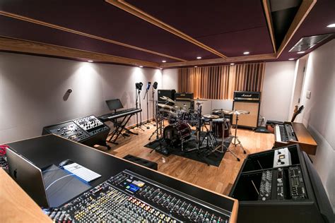 Recording Studiokids Basement Contemporary Home Office Detroit