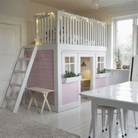 Since we are living in a rented space, we designed this bunk bed playhouse to be removable for when we find our next house. LOFT BEDS | Mommo Design
