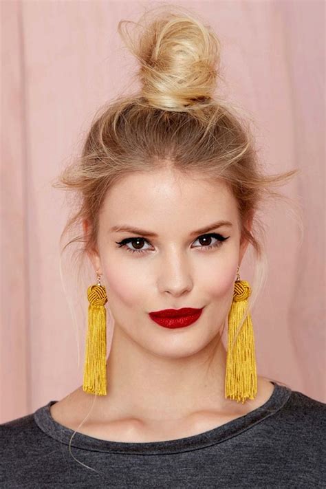 Cool And Casual Top Knots Hairstyles 2015 Hairstyles 2017 Hair Colors