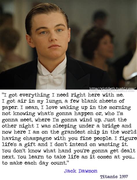 Leonardo dicaprio quotes on love. Leonardo Dicaprio Titanic Quotes. QuotesGram