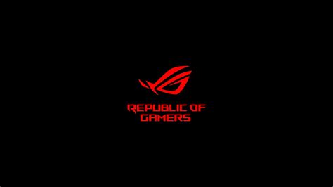 Asus Republic Of Gamers Red Communication Illuminated Black