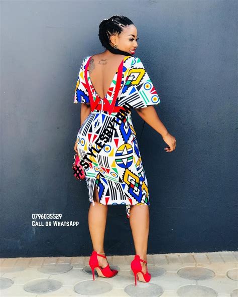 latest-ndebele-traditional-dresses-2021-for-african-shweshwe-4u