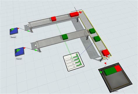 To Merge Two Item Types One At A Time On Conveyor Flexsim Community