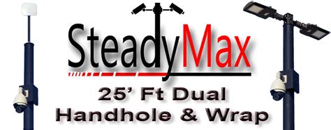 Steadymax 25′ Dual Hand Hole Strong Poles