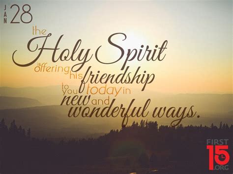Friendship With The Holy Spirit Words Of Comfort Spiritual
