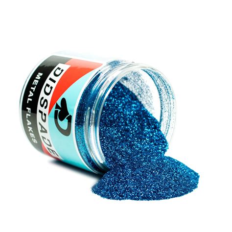 Pacific Blue Metal Flake Blue Micro Flake For Car Paint Solvent Resistant Glitter