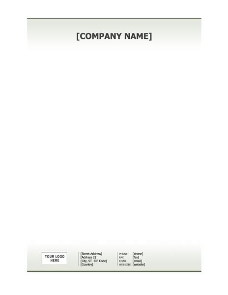 Microsoft Office Stationery Template For Your Needs