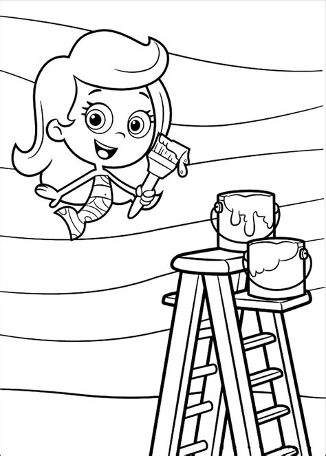 Free gil bubble guppies coloring pages. Bubble Guppies Coloring pages | Birthday Printable