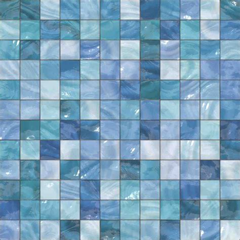 Blue Tiles Bathroom Texture