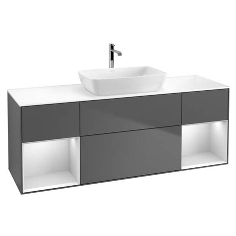 Villeroy And Boch Finion Vanity Unit For Countertop Washbasin With 4 Pul