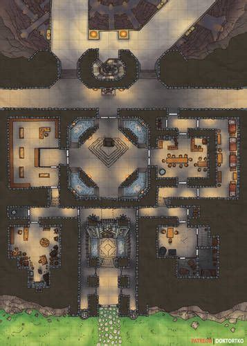 Town Guard Barracks By Domigorgon On Deviantart In 2022 Fantasy Map