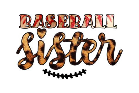 Baseball Sister Sublimation Design Graphic By Craft Store · Creative Fabrica