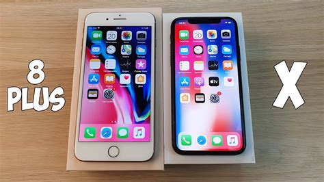 Iphone 8 Plus Vs Iphone X ОДНО И ТОЖЕ ЖЕЛЕЗО НО В РАЗНЫХ КОРПУСАХ Youtube