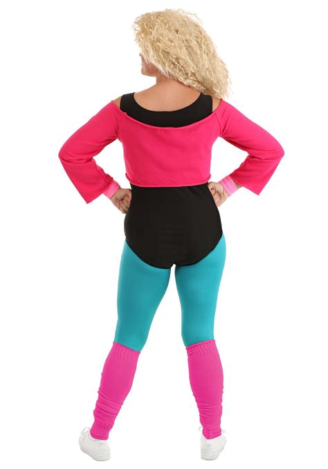 Womens 80s Workout Girl Costume