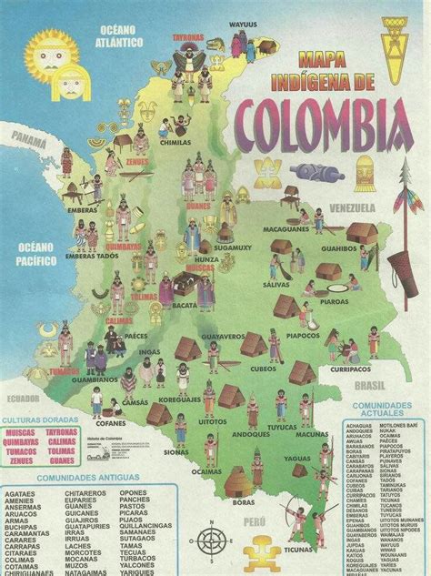 Esta Es Tu Colombia Mapa De Las Culturas Indigenas En Colombia