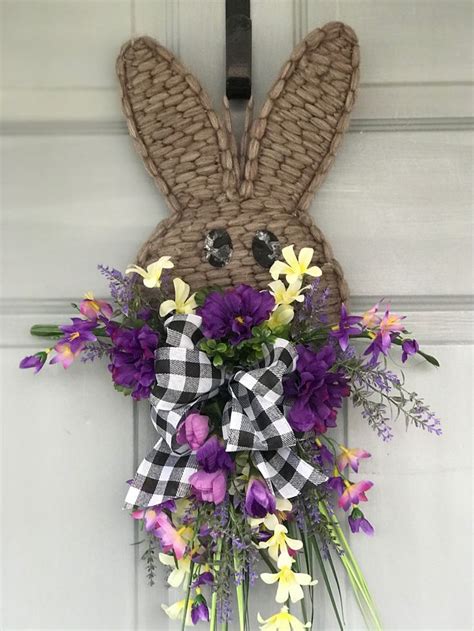 Maybe you would like to learn more about one of these? Dollar tree yarn bunny | Grapevine wreath, Holiday, Wreaths