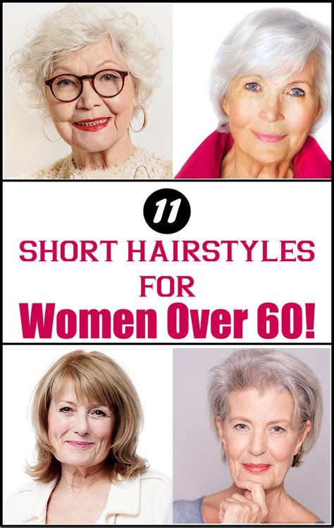 Just because your mother had helmet hair in her later years doesn't mean you have to. Hairstyles for 60 Year Old Woman with Glasses | Short ...