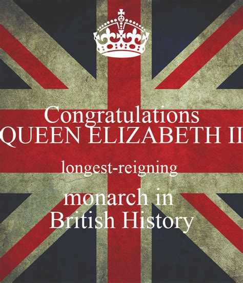 Congratulations Queen Elizabeth Ii Longest Reigning Monarch In British