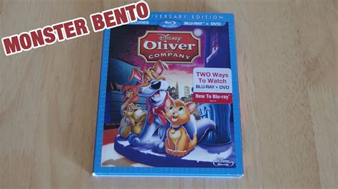Disney Oliver And Company Blu Ray Dvd Unboxing And Review Youtube
