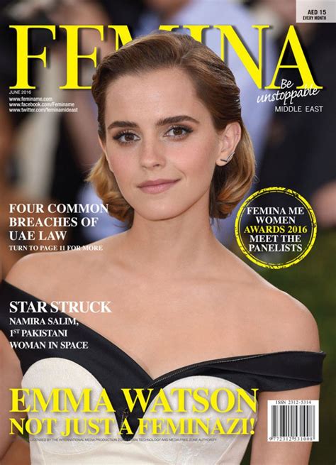 Emma Watson Updates Emma Watson Covers Femina Middle East June