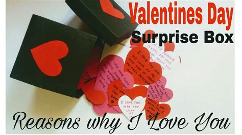 Diy valentine's gifts for husband. DIY Valentine's Day Surprise Box | for Boyfriend/ Husband ...