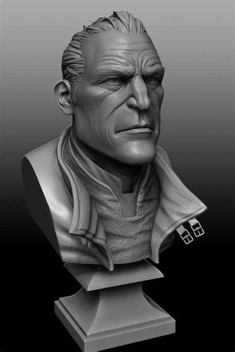 Dishonored Bust On Behance
