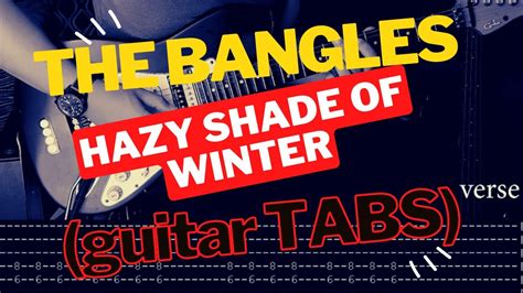 THE BANGLES Hazy Shade Of Winter Guitar TABS YouTube
