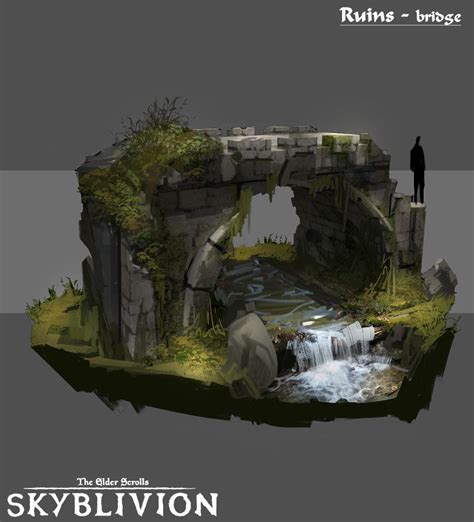 Artstation Skyblivion Fort Ruins Roberto Gatto Environment