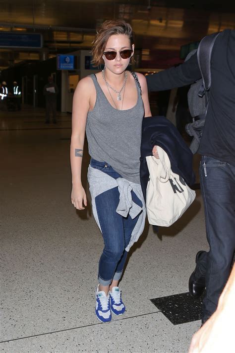 Kristen Stewart Casual Style At Lax Airport February 2015 • Celebmafia