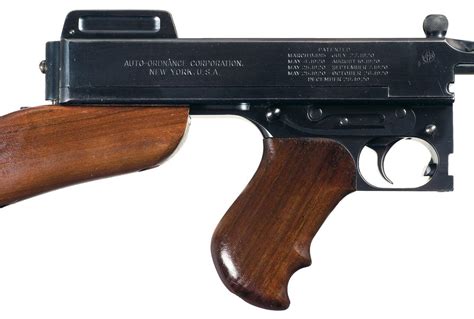 Excellent Fully Automatic Colt Model 1921 Thompson Submachine Gun