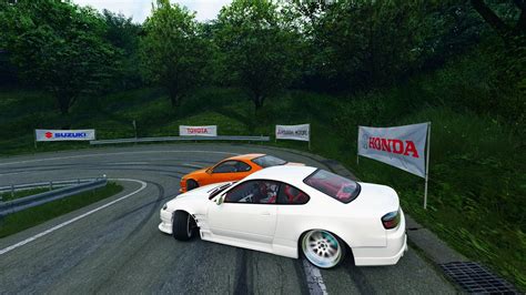 Assetto Corsa Tandem Drifting On Nagao With Aidens 1JZ S15 YouTube