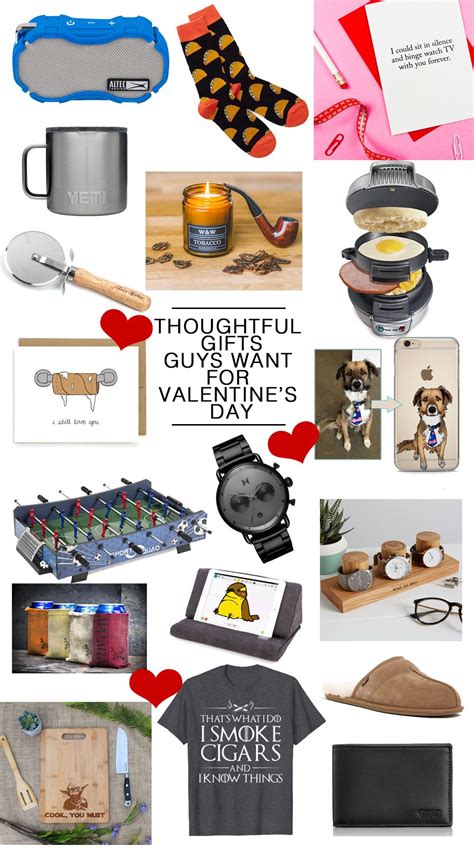 So, go through these gift ideas and get ready to give a. Valentine's Day Gifts for Guys | Birthday gifts for ...