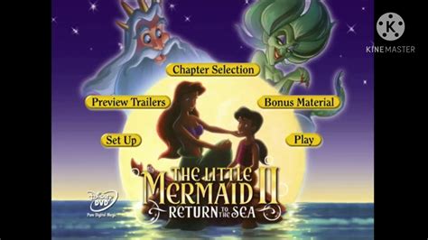 The Little Mermaid Ii Return To The Sea 2000 Dvd Menu Walkthrough Youtube