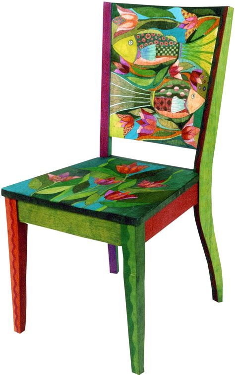 Decorated Chair The Art Of Helen Heins Peterson Artistic Furniture