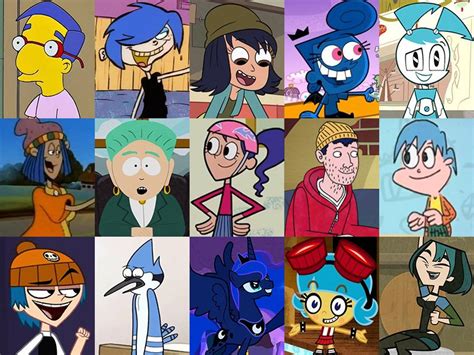 Click The Blue Haired Cartoon Character Quiz