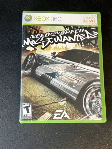 NEED FOR SPEED Most Wanted Microsoft Xbox Disc Manual Case PicClick
