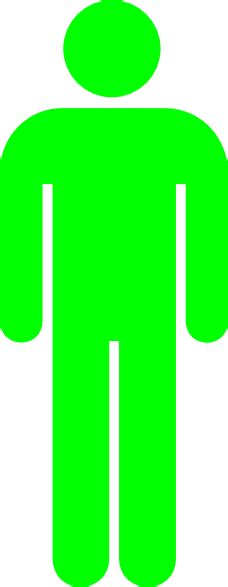 Green Person Symbol Clip Art At Vector Clip