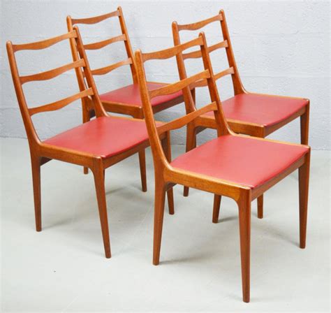 System 123 lounge chair in turquoise burnout velvet by. Mid-Century Teak Danish Dining Chairs by Kai Kristiansen ...