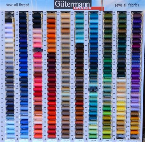 Gutermann Sew All Thread 100m Polyester Colors 788 Etsy Hand Sewing