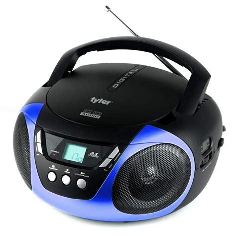 Tyler Tau101 Yl Portable Sport Stereo Cd Player With Amfm Radio Aux