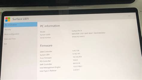 Surface Pro 8 How To Enter Bios Uefi