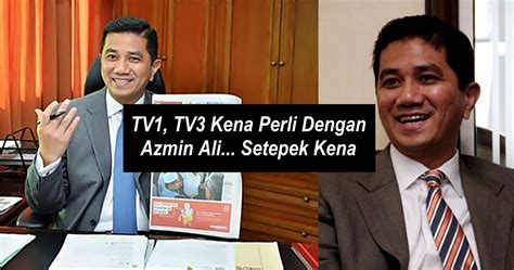 Photo taken from azmin ali facebook. TV1, TV3 Kena Perli Baik Punya Dengan Azmin Ali... Setepek ...
