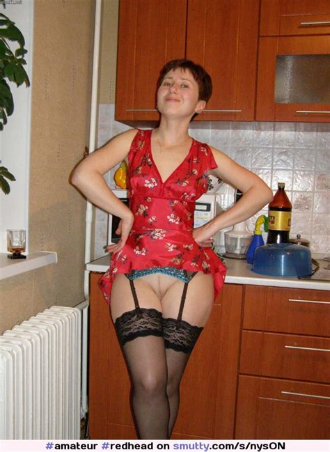 Amateur Redhead Mature Russian Kitchen Reddress Shorthair Stockings Bottomless