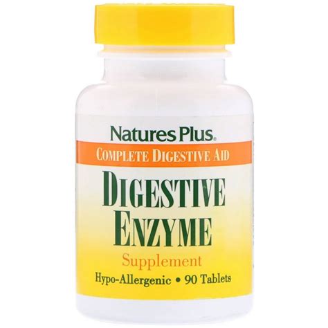 Natures Plus Digestive Enzyme Supplement 90 Tablets By Iherb