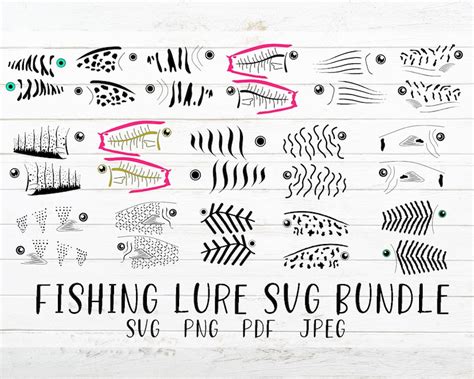 Fishing Lure Svg Bundle Lure Svg Print Fish Clipart Svg Etsy My Xxx