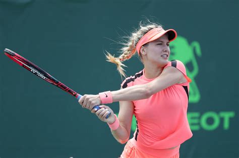 eugenie bouchard reaches the second round at the australian open qualifying round in dubai