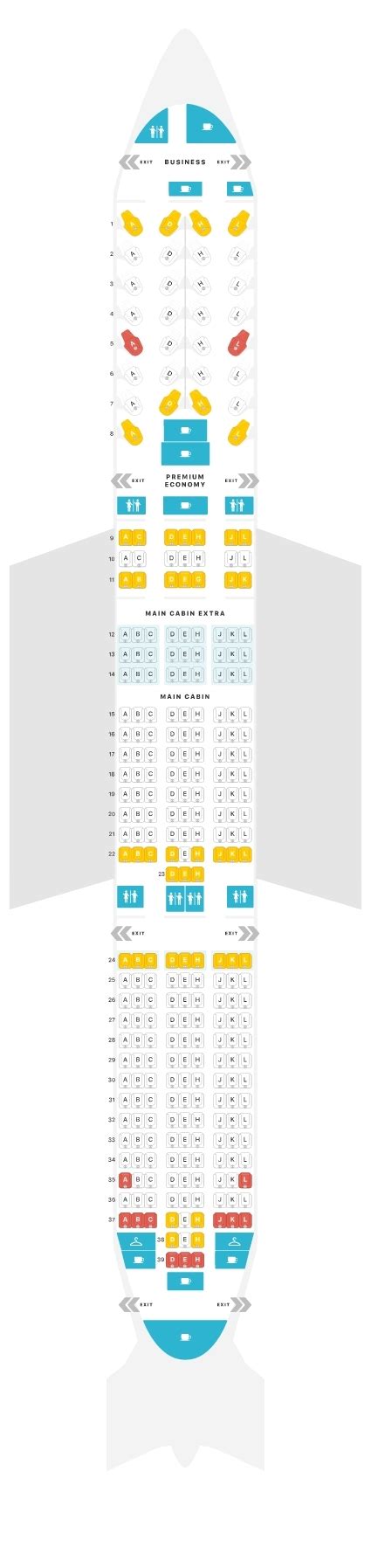 American Airlines Flight Seating Plan Two Birds Home