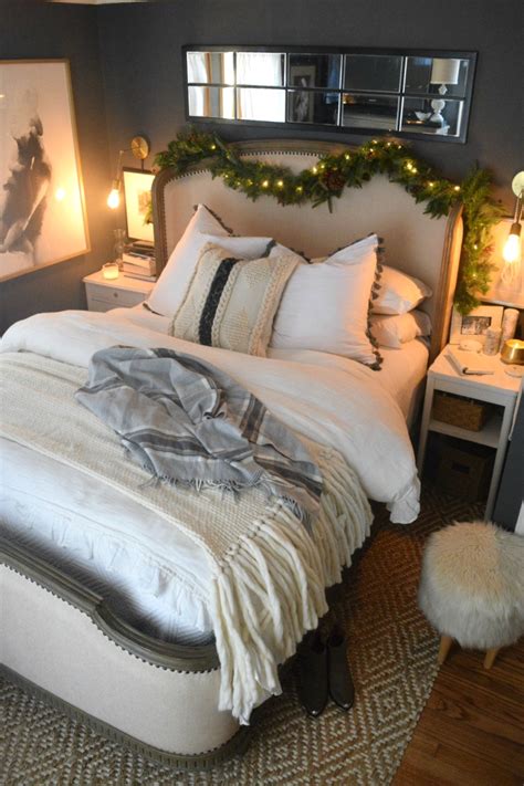Christmas Bedroom Simple Winter Touches Nesting With Grace
