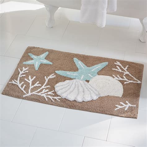 Whether you like memory foam bath mats, bamboo bath mats or cotton mats, we have options for every preference. Coastal Shell Bath Mat| Bath Rugs & Bath Mats | Brylane Home