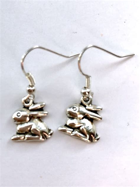 Easter Bunny Earrings Rabbit Earrings Bunny T With Images